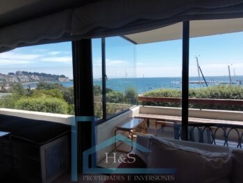 Excelente Depto. Con Privilegiada Ubicación Y Vista Al Mar.